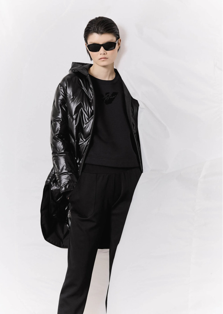Спортивные брюки Relaxed fit Средняя для женщин (474011), цвет Черный - №6