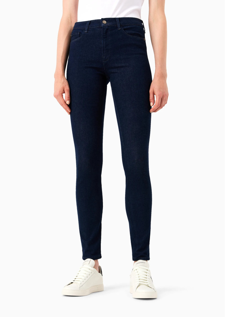 Джинси Extra slim Extra-slim fit Висока для жінок (474021), колір Синій - №3