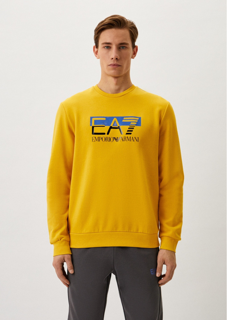 Свитшот Relaxed fit для мужчин (474075), цвет Желтый - №2