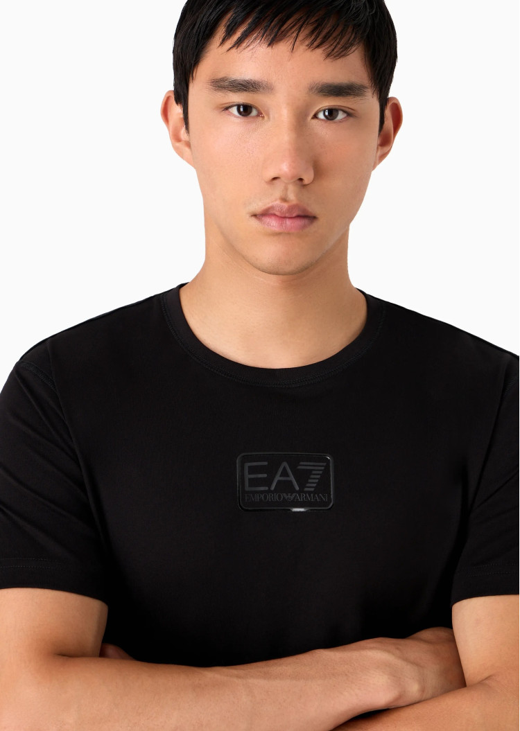 Футболка Slim fit для мужчин (474079), цвет Черный - №5