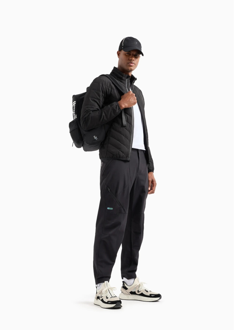 Пуховик тонкий Slim Fit для мужчин (474087), цвет Черный - №3