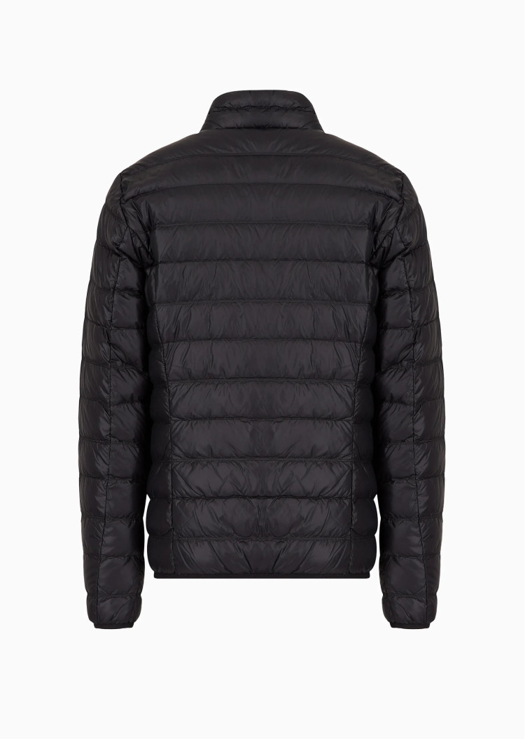 Пуховик тонкий Regular Fit для мужчин (474105), цвет Черный - №4