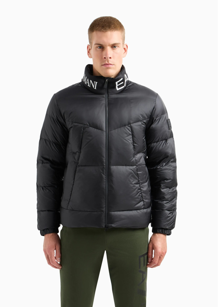 Пуховик Regular fit для чоловіків (474115), колір Чорний - №2