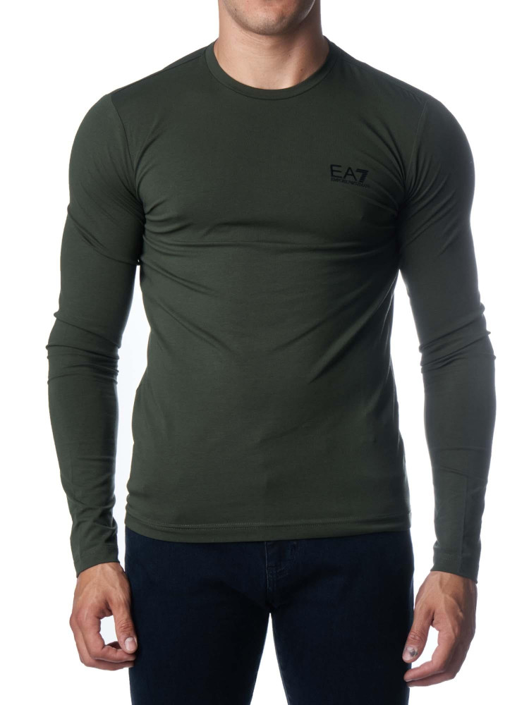 Футболка з довгим рукавом Slim fit для чоловіків (474121), колір Оливковий - №2