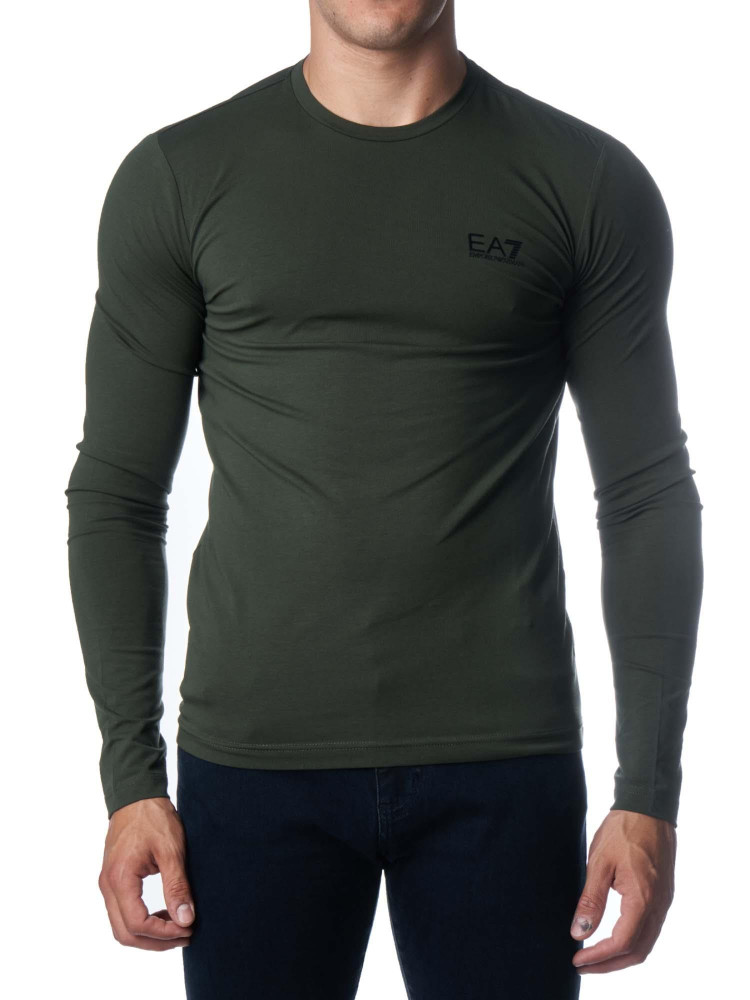 Футболка з довгим рукавом Regular Fit для чоловіків (474121), колір Оливковий - №2