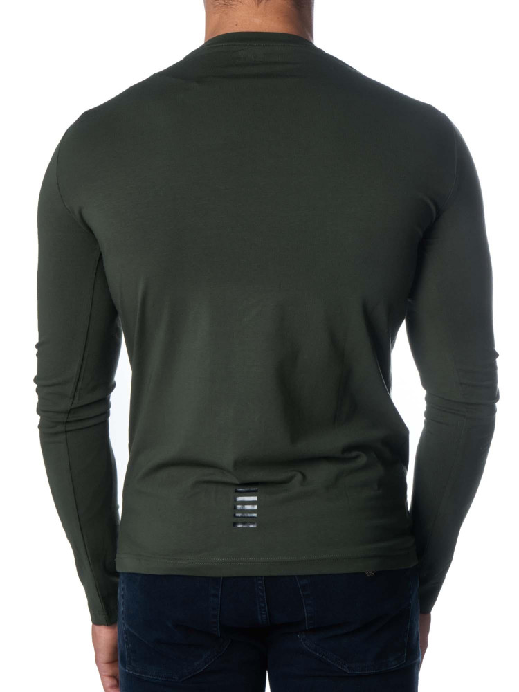 Футболка з довгим рукавом Slim fit для чоловіків (474121), колір Оливковий - №4
