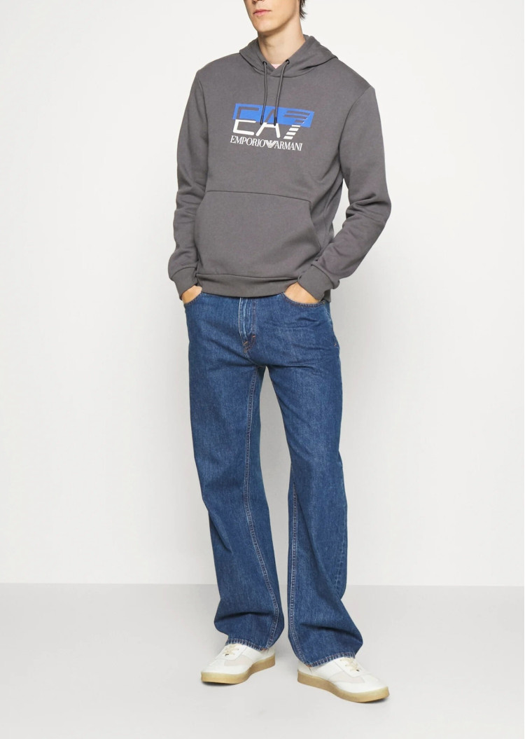 Худи Relaxed fit для мужчин (474136), цвет Серый - №3
