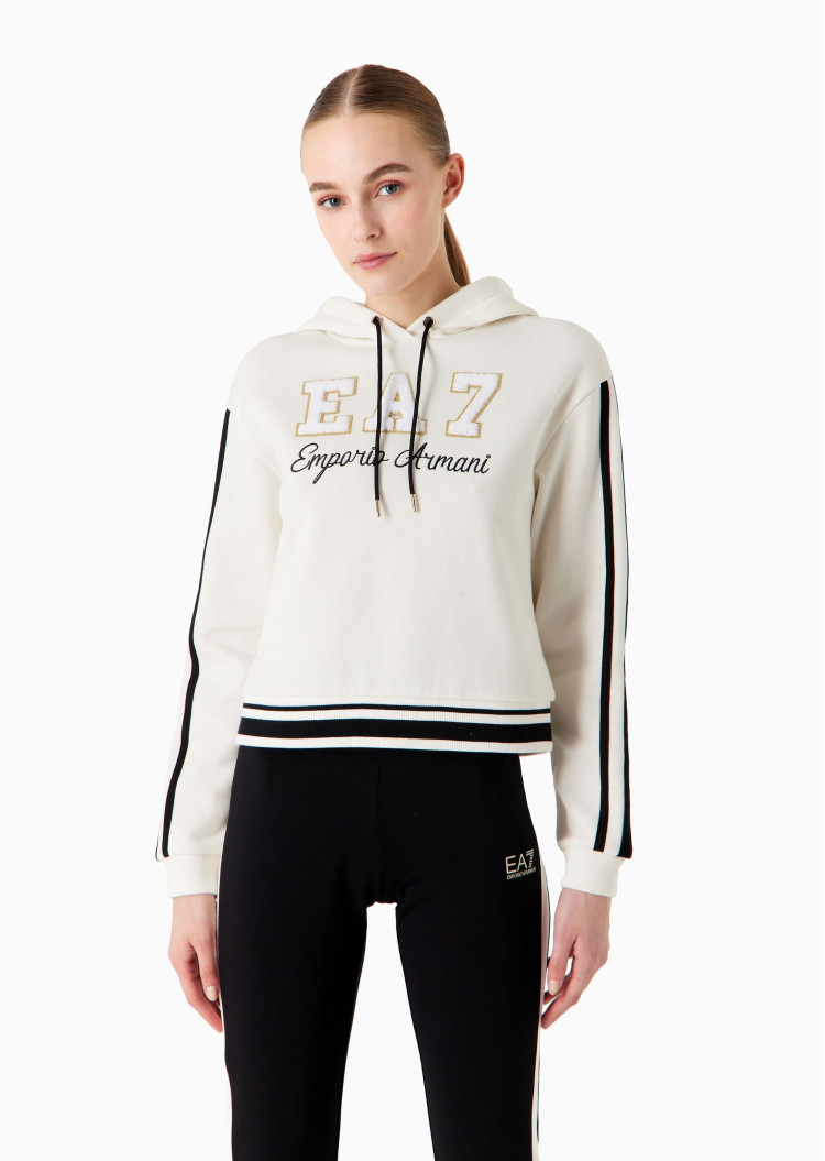 Худи Relaxed fit для женщин (474172), цвет Белый - №2