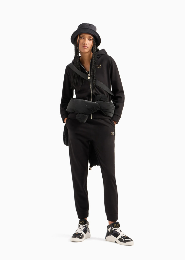 Спортивный костюм Relaxed Fit Высокая для женщин (474175), цвет Черный - №3