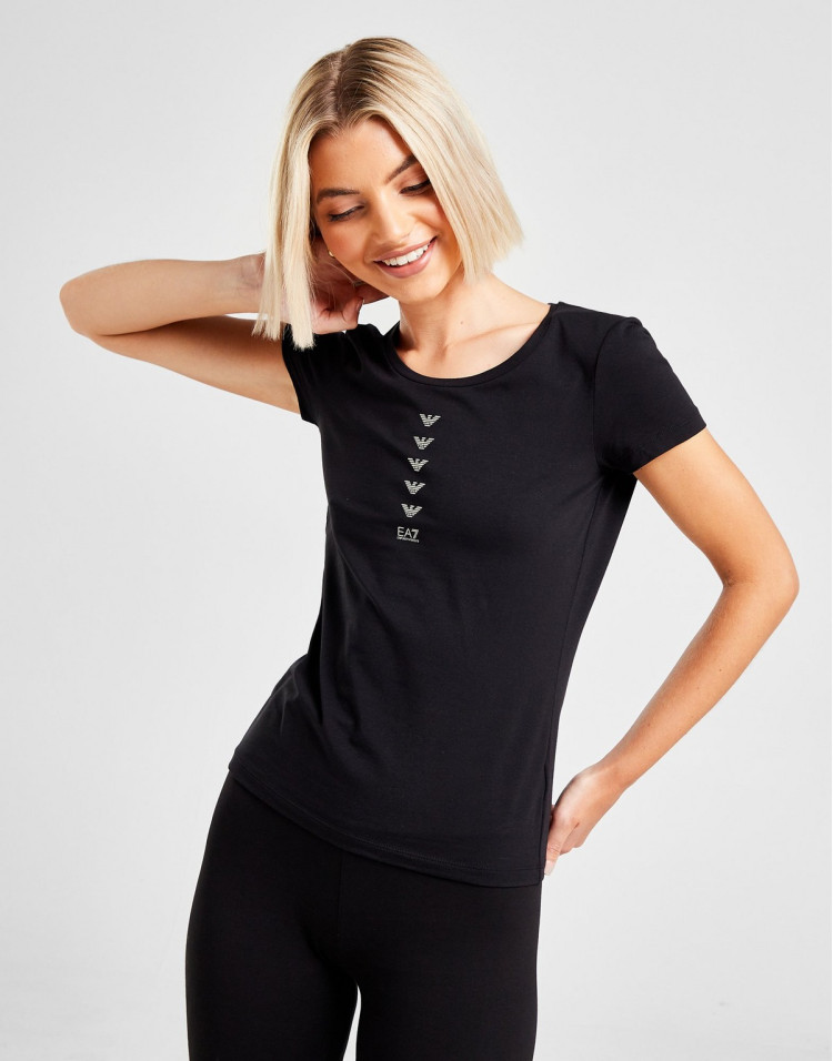 Футболка Extra-slim fit для жінок (474178), колір Чорний - №2