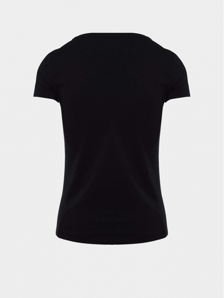 Футболка Extra-slim fit для жінок (474178), колір Чорний - №5