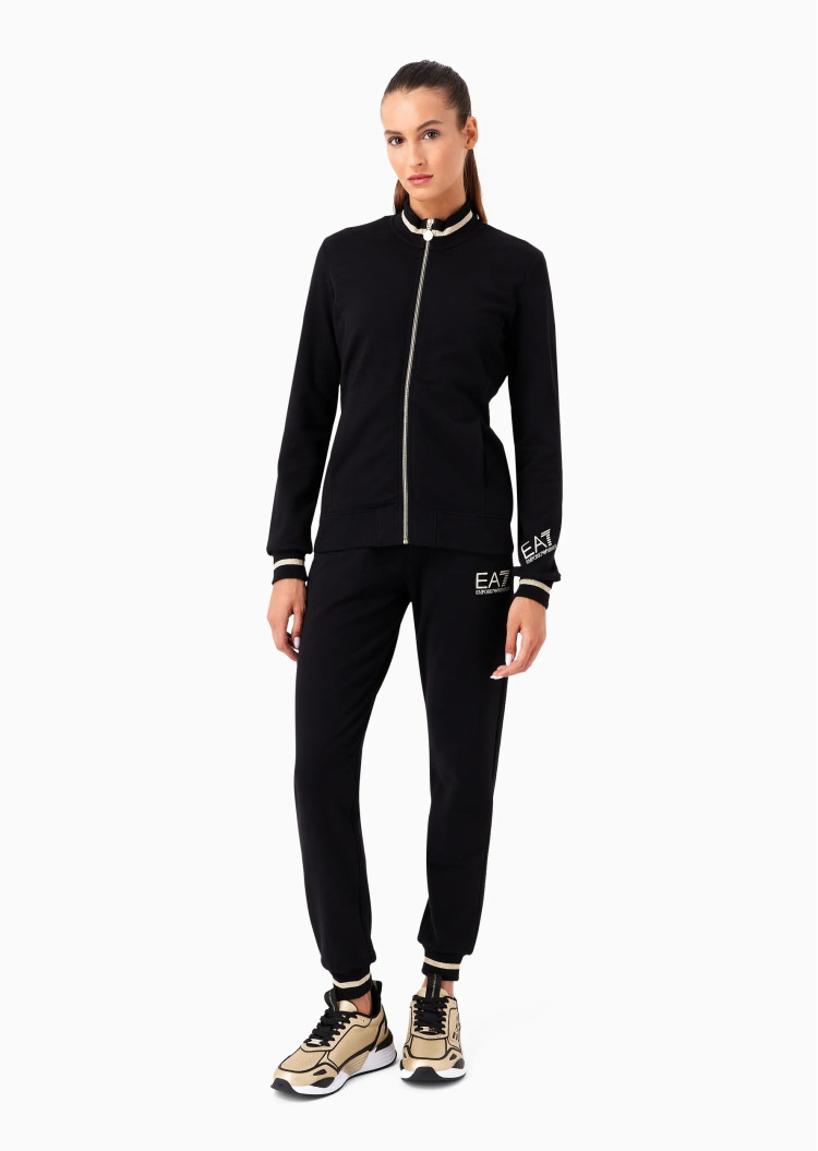 Спортивный костюм Relaxed Fit Средняя для женщин (474195), цвет Черный - №2