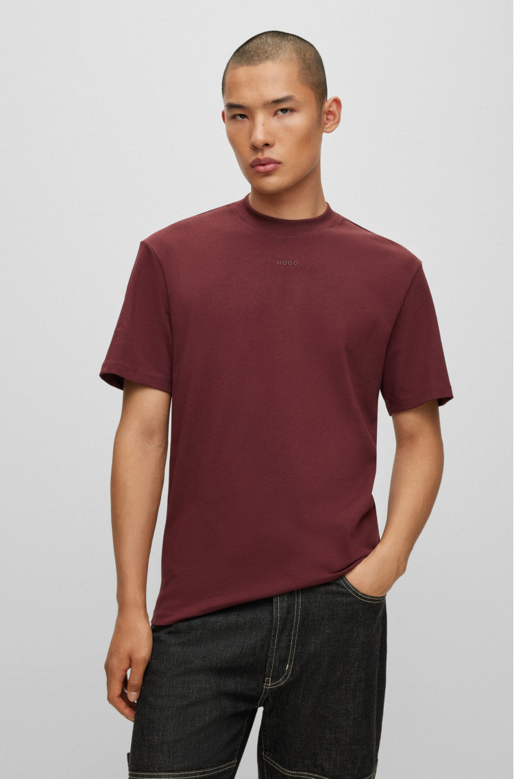 Футболка Relaxed Fit для мужчин (474216), цвет Бордовый - №2