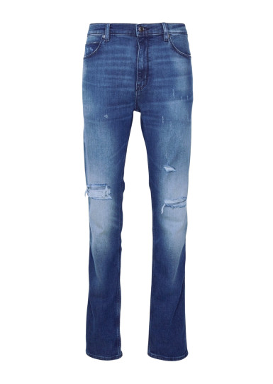 Джинси Slim Slim Fit: приталений силует, але не надто вузький. Середня