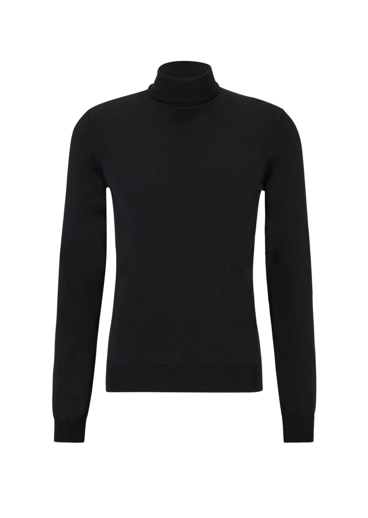 Гольф Slim fit для мужчин (474245), цвет Черный - №1