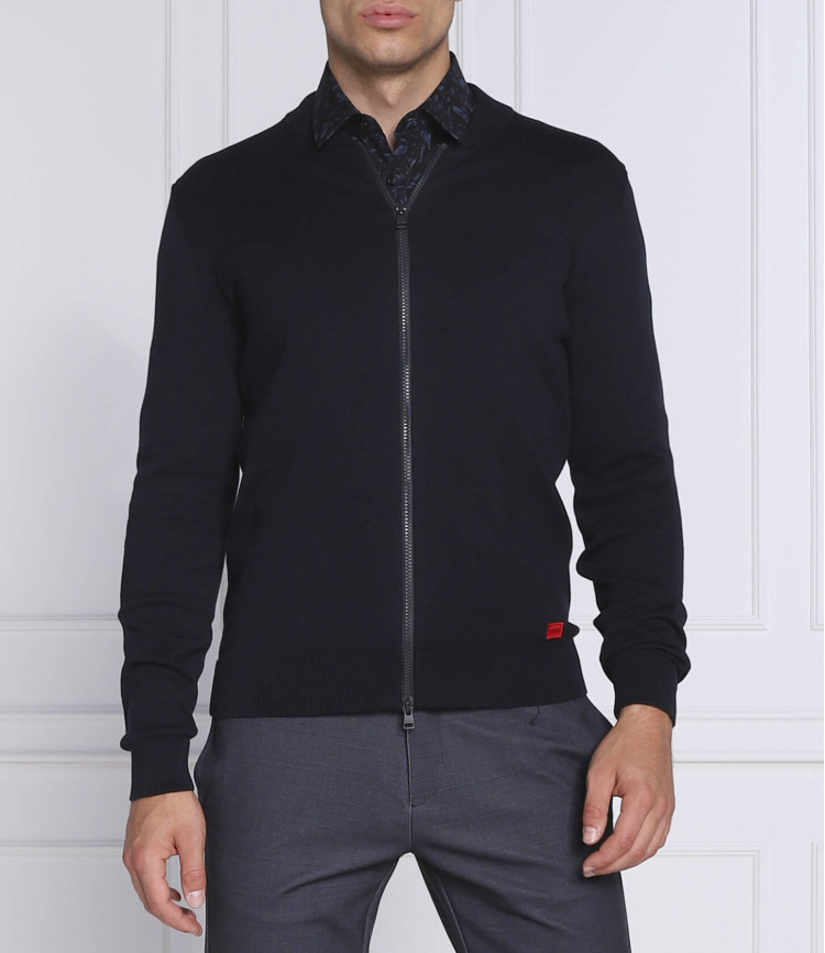Кофта Slim Fit для чоловіків (474247), колір Синій - №2