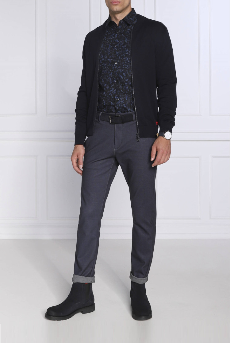 Кофта Slim Fit для чоловіків (474247), колір Синій - №3