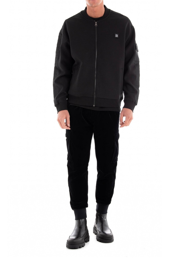 Спортивная кофта Relaxed fit для мужчин (474252), цвет Черный - №3