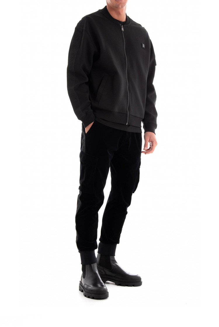 Спортивная кофта Relaxed fit для мужчин (474252), цвет Черный - №5