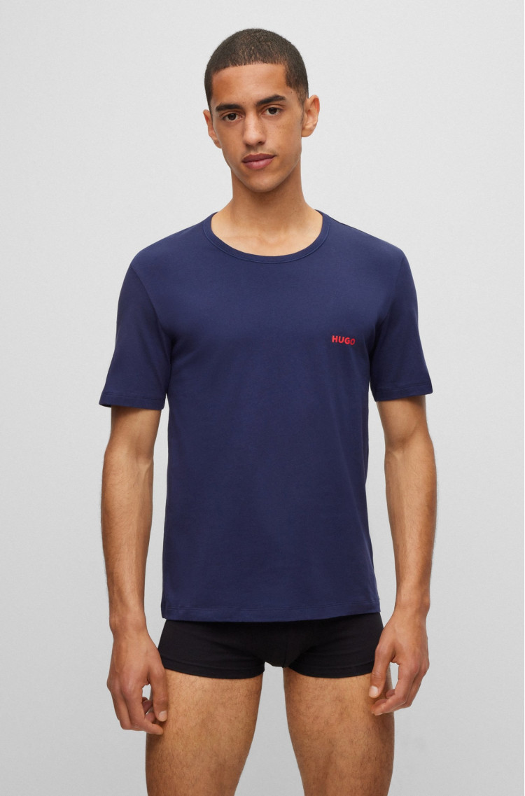 Футболка набор 3 штуки Slim fit для мужчин (474258), цвет Черный - №2