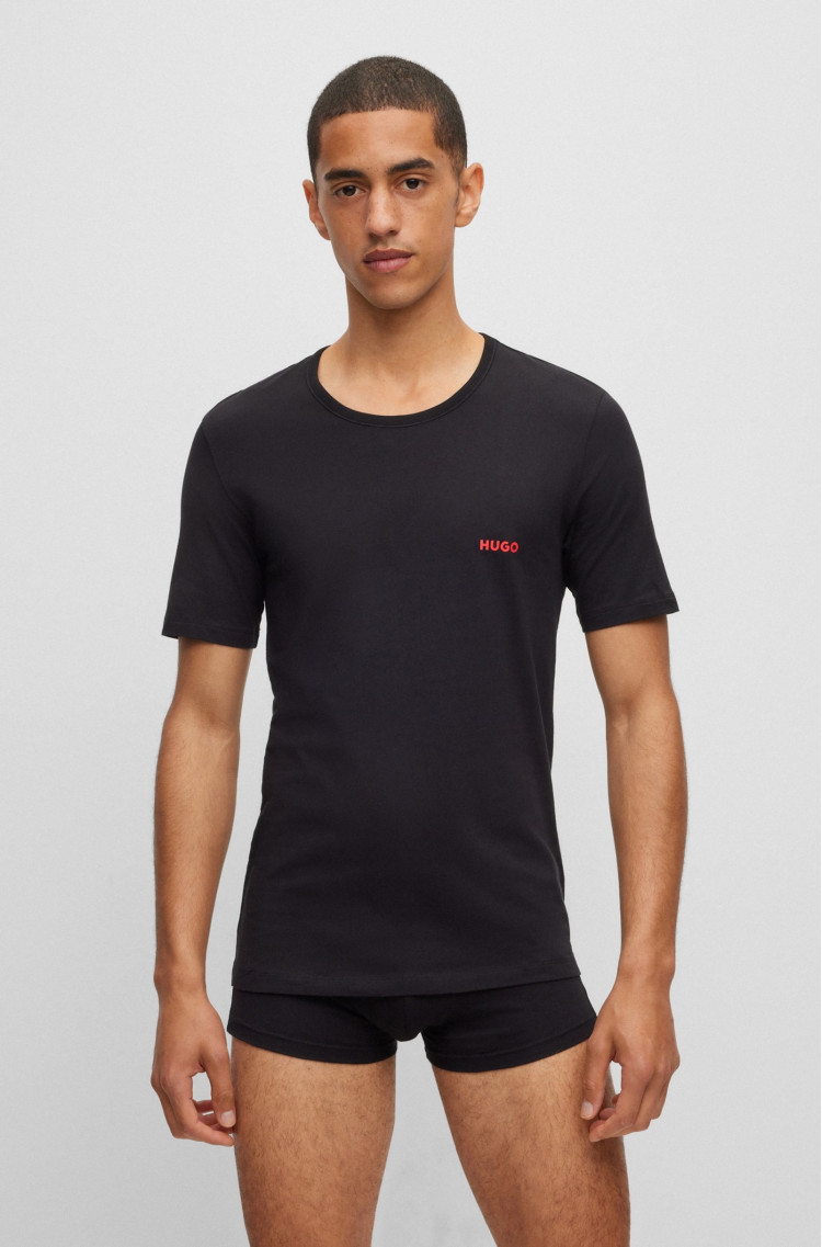 Футболка набор 3 штуки Slim fit для мужчин (474258), цвет Черный - №3