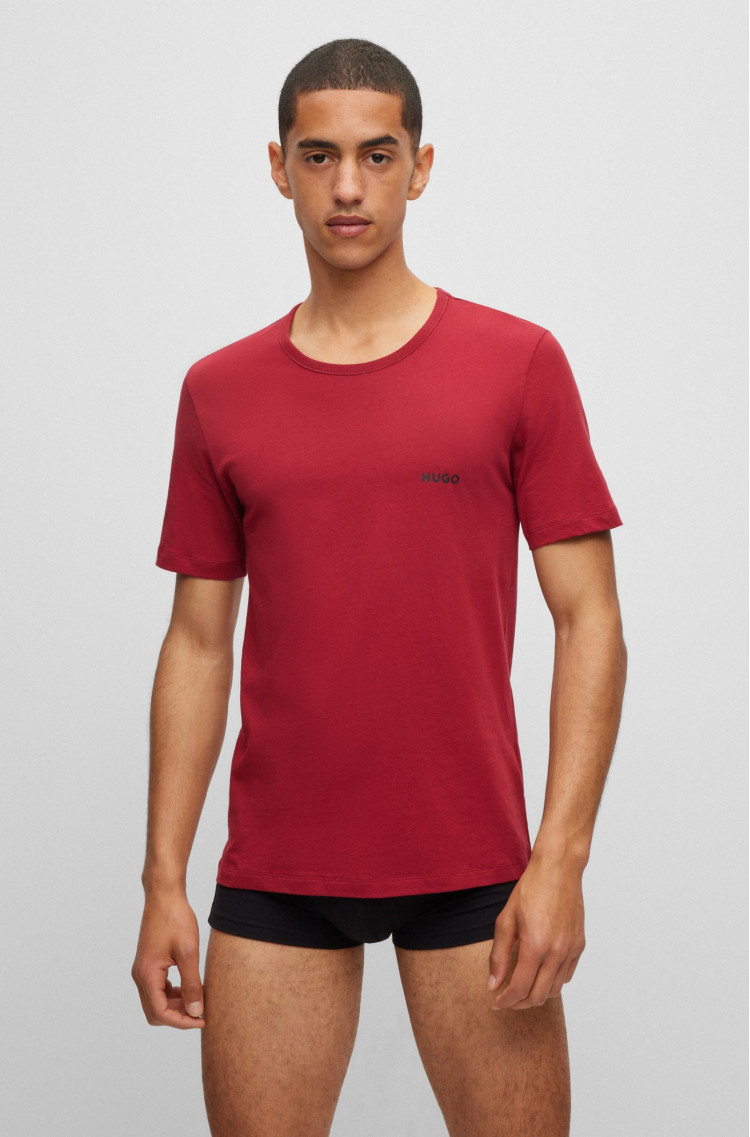 Футболка набор 3 штуки Slim fit для мужчин (474258), цвет Черный - №4