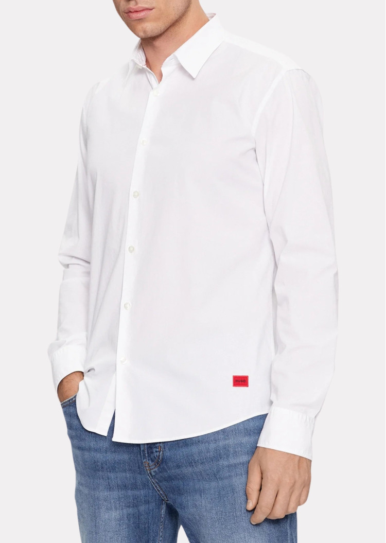 сорочка ділова Slim fit для чоловіків (474292), колір Білий - №2