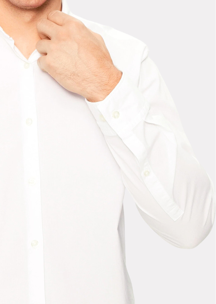 сорочка ділова Slim fit для чоловіків (474292), колір Білий - №5