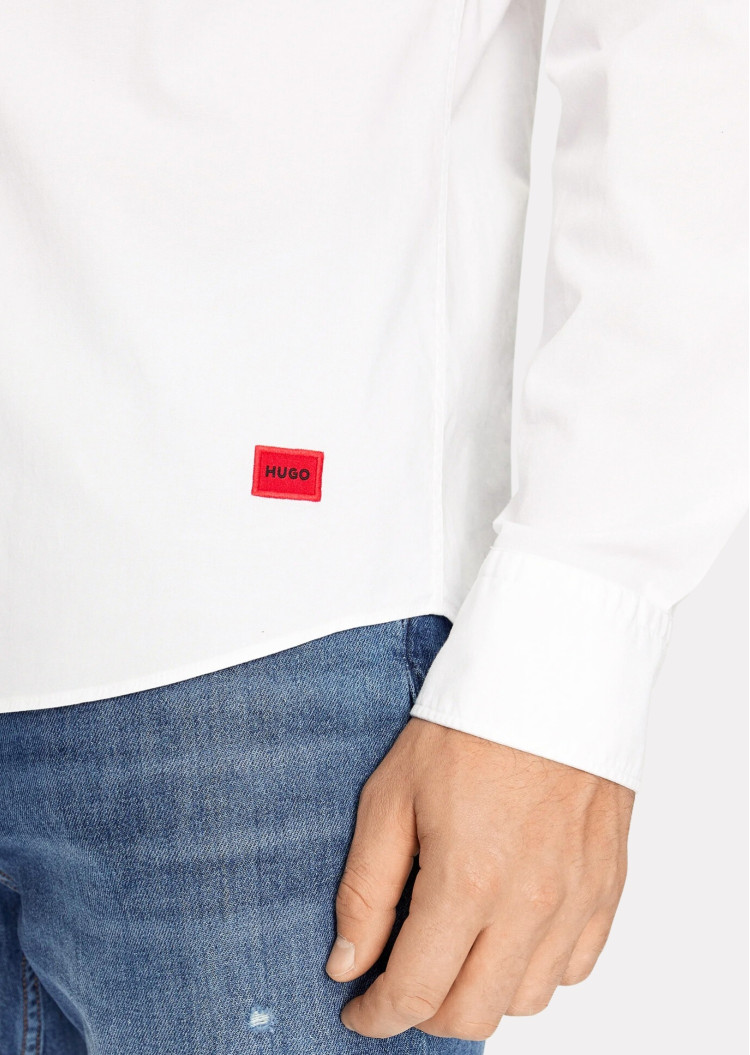 сорочка ділова Slim fit для чоловіків (474292), колір Білий - №6