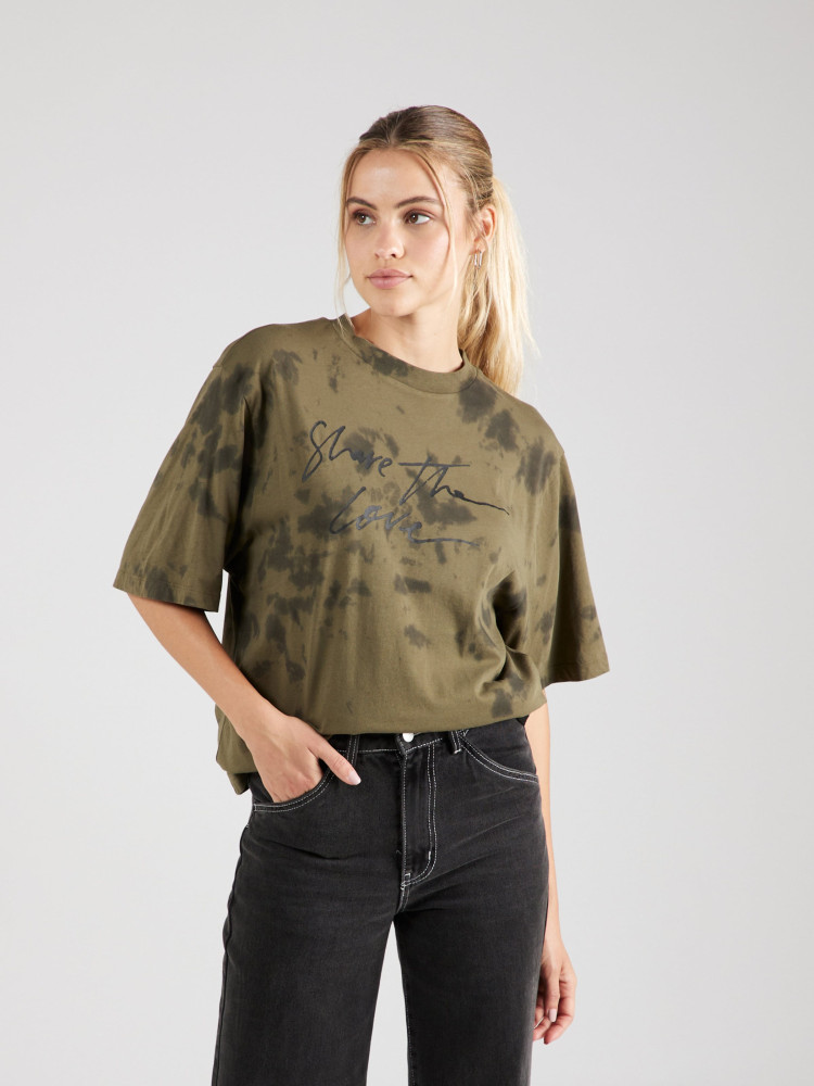 Футболка Relaxed fit для женщин (474299), цвет Оливковый - №2