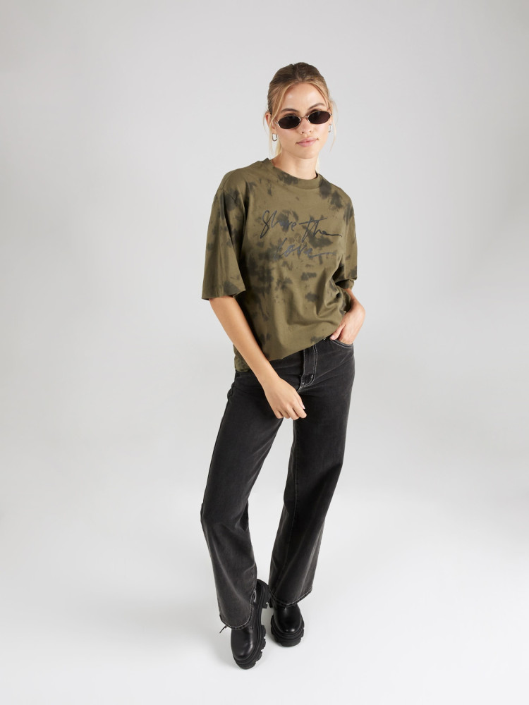 Футболка Relaxed Fit для жінок (474299), колір Оливковий - №3