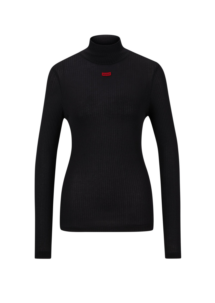 Гольф Extra-slim fit для женщин (474300), цвет Черный - №1