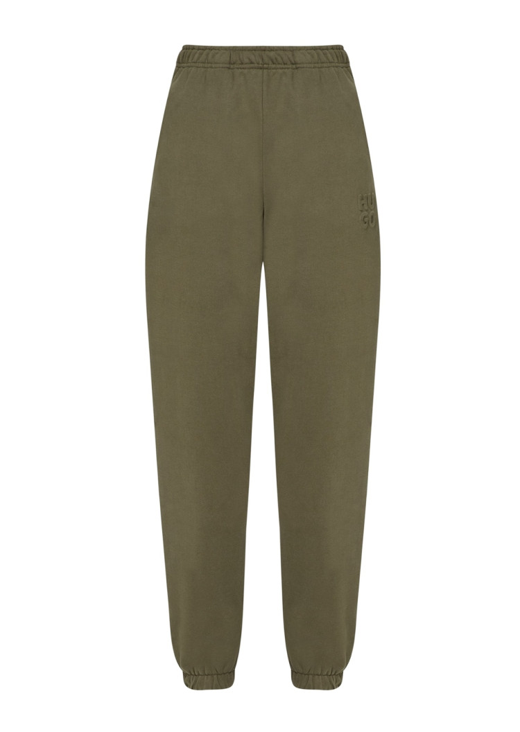 Брюки джерси Relaxed fit Высокая для женщин (474301), цвет Оливковый - №1