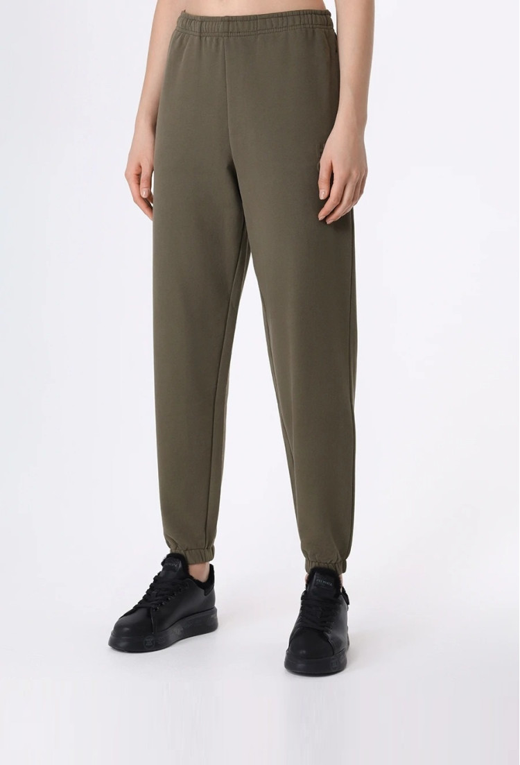 Брюки джерсі Relaxed Fit Висока для жінок (474301), колір Оливковий - №3