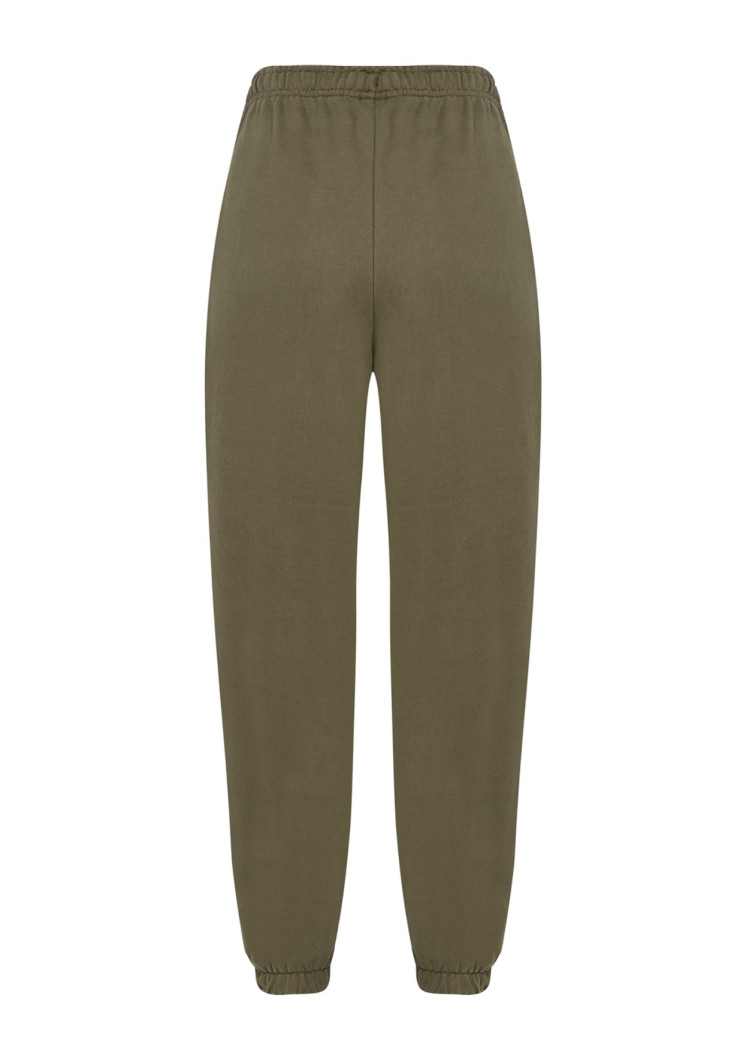 Брюки джерсі Relaxed Fit Висока для жінок (474301), колір Оливковий - №4