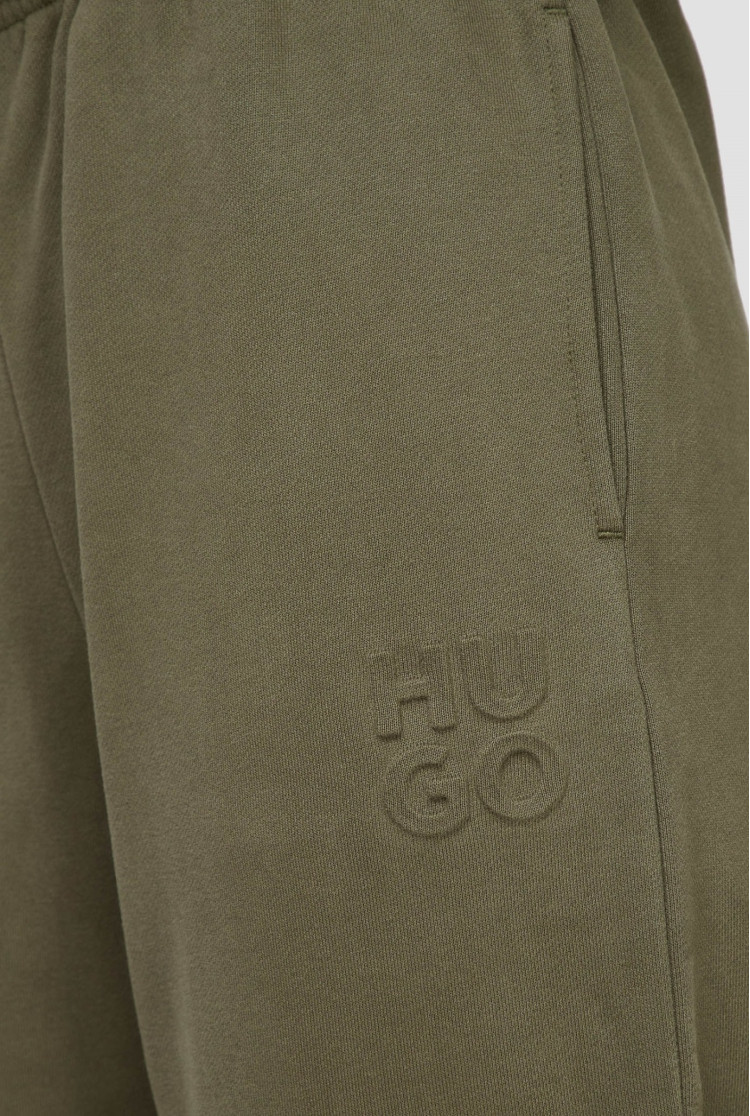 Брюки джерси Relaxed fit Высокая для женщин (474301), цвет Оливковый - №7