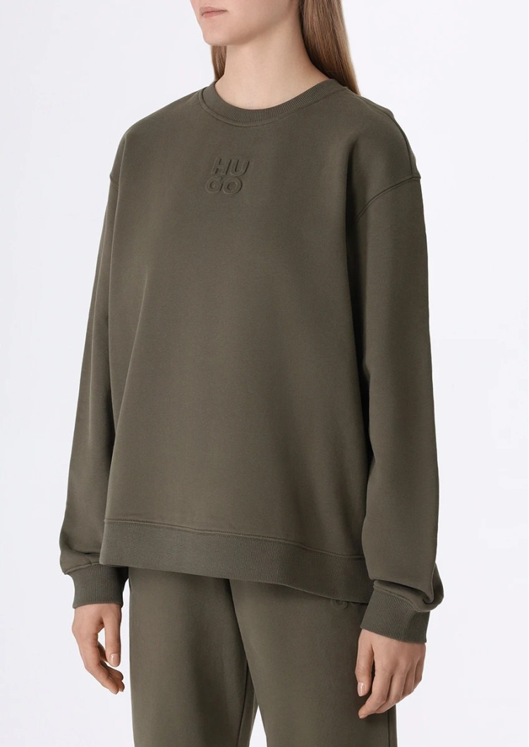 Толстовка Relaxed fit для жінок (474302), колір Оливковий - №2