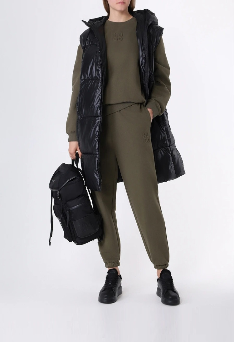 Толстовка Relaxed Fit для жінок (474302), колір Оливковий - №3