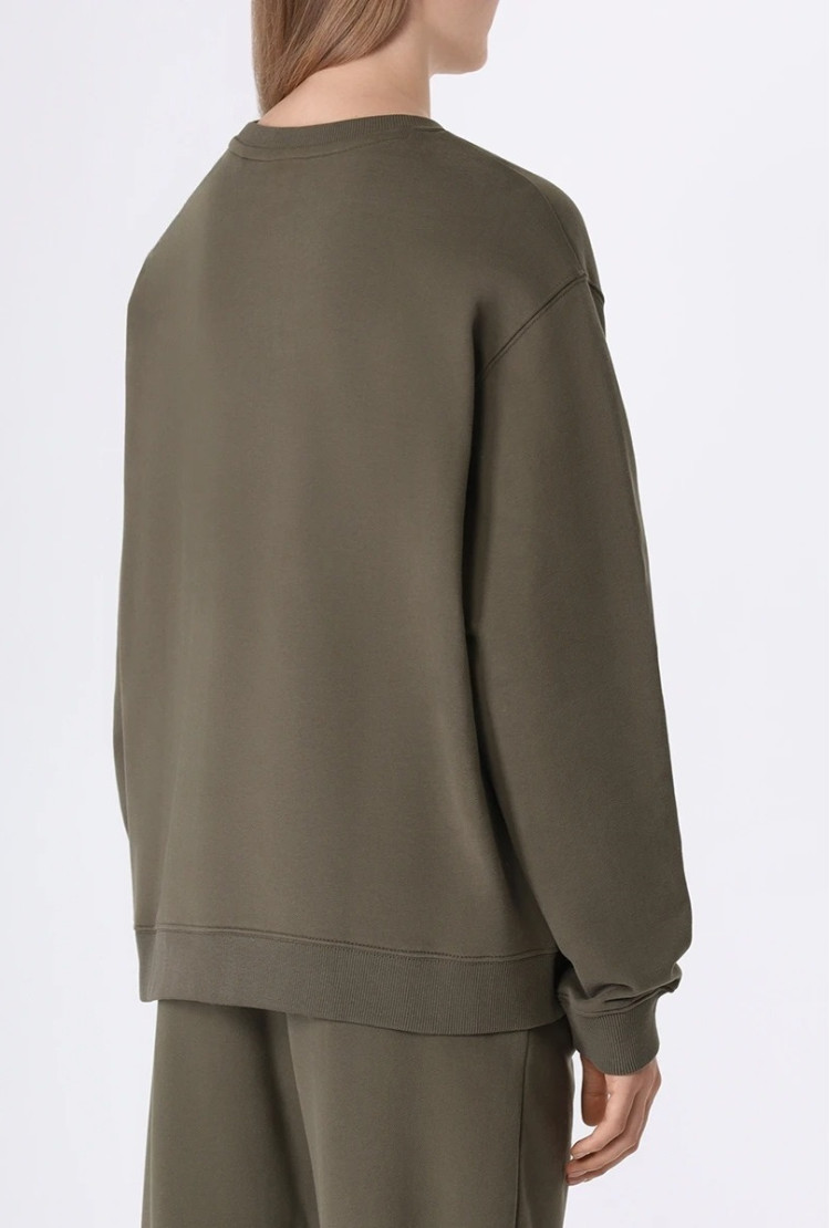 Толстовка Relaxed Fit для жінок (474302), колір Оливковий - №4
