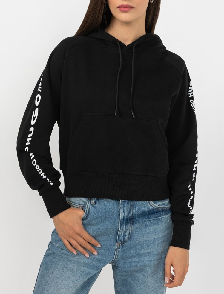 Толстовки Relaxed Fit для жінок (474304), колір Чорний - №2