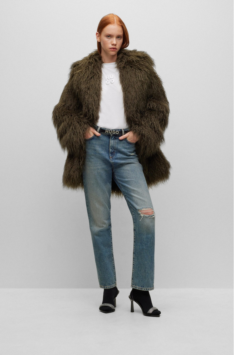 Футболка Slim Fit для жінок (474305), колір Білий - №3