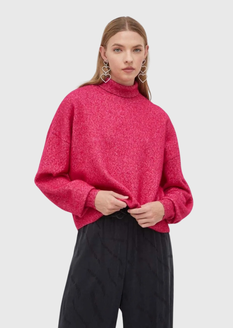Свитер Slim fit для женщин (474315), цвет Розовый - №2