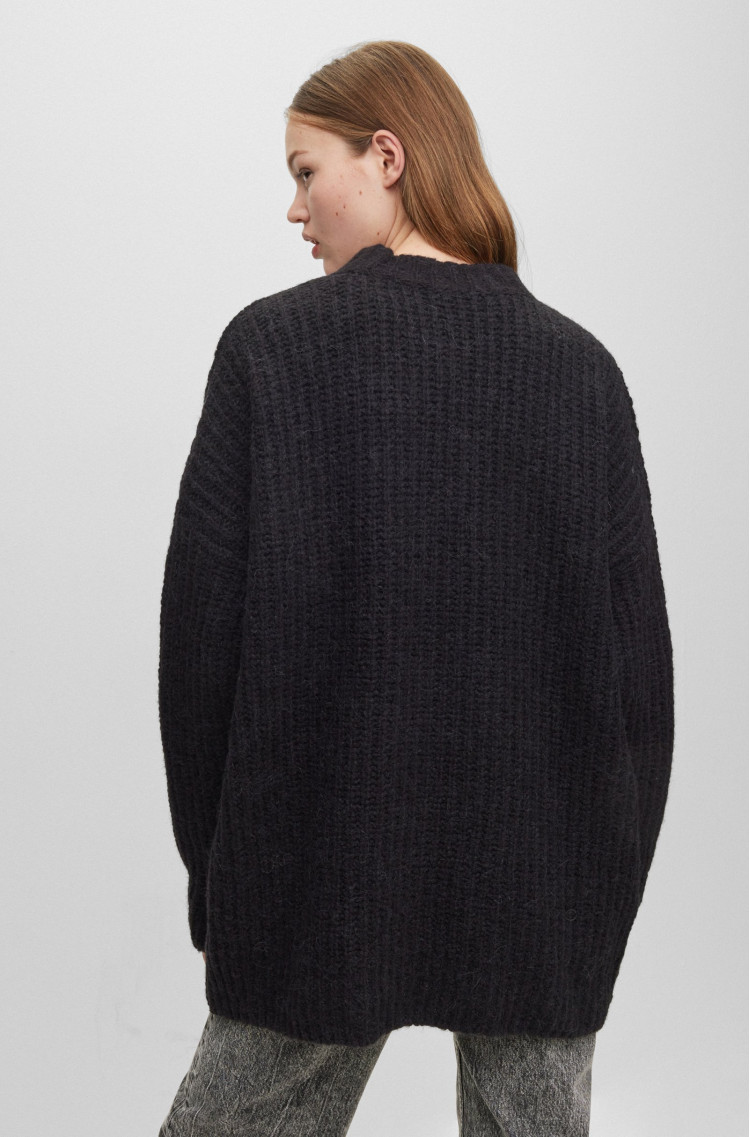 Джемпер Relaxed fit для женщин (474320), цвет Черный - №4