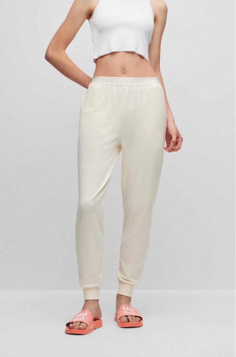 Спортивные брюки Slim fit для женщин (474339), цвет Молочный - №3