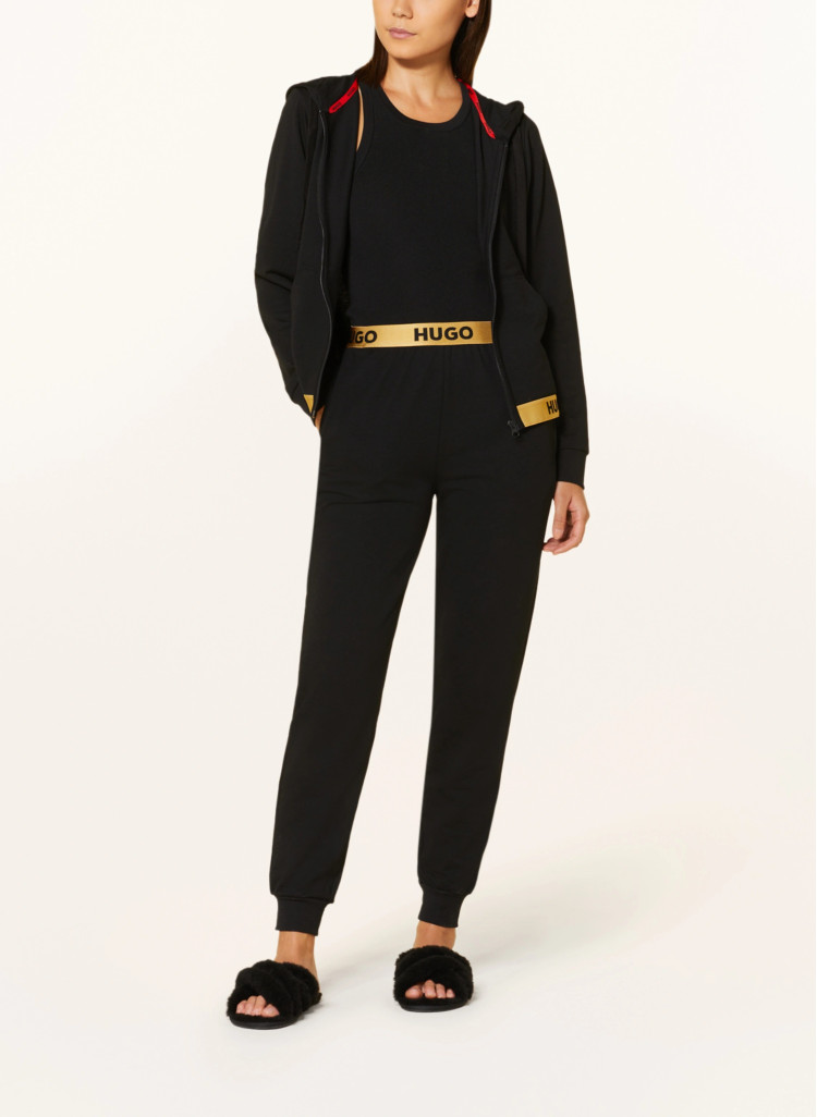 Спортивные брюки Slim fit Высокая для женщин (474340), цвет Черный - №2