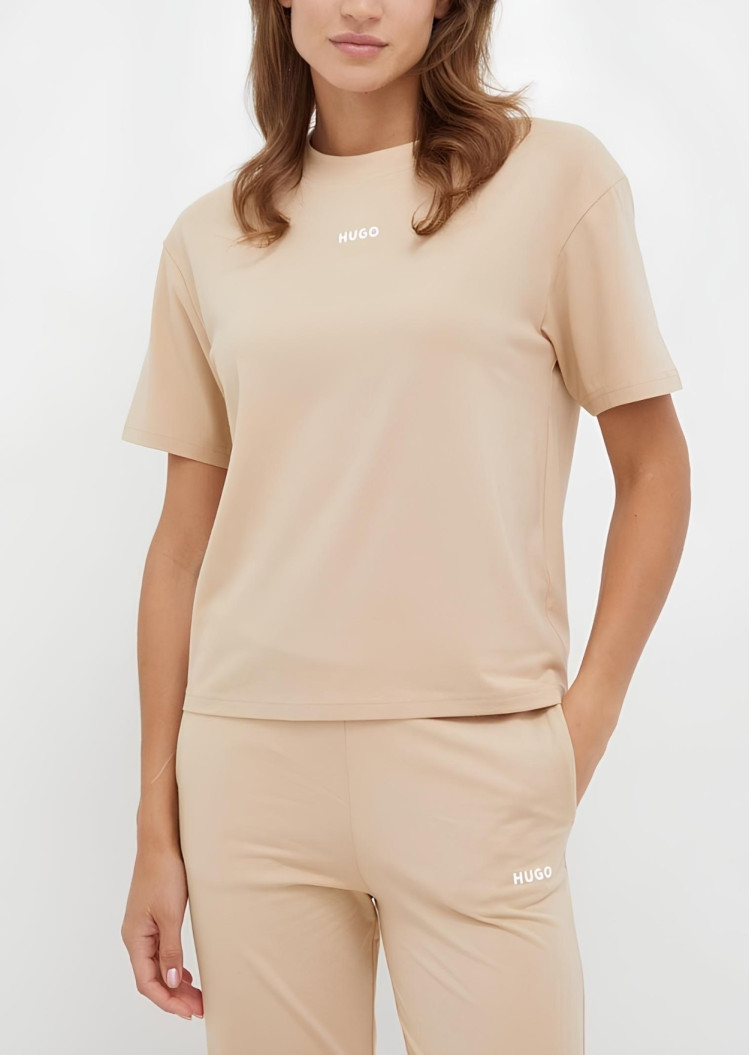 Футболка Regular Fit для жінок (474341), колір Бежевий - №2