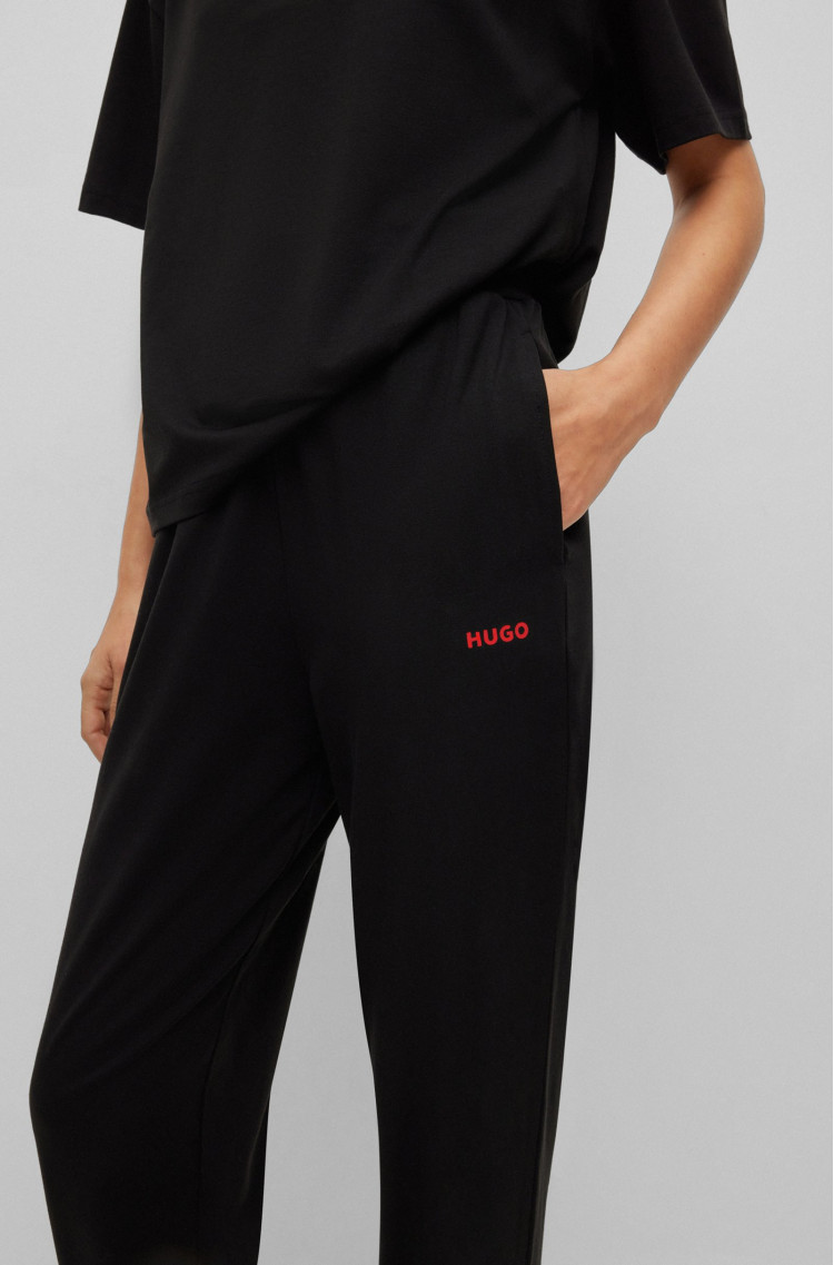 Спортивные брюки Slim fit Высокая для женщин (474344), цвет Черный - №5