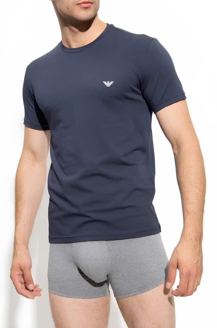 Футболка набор 2 штуки Regular fit для мужчин (474821), цвет Синий - №2