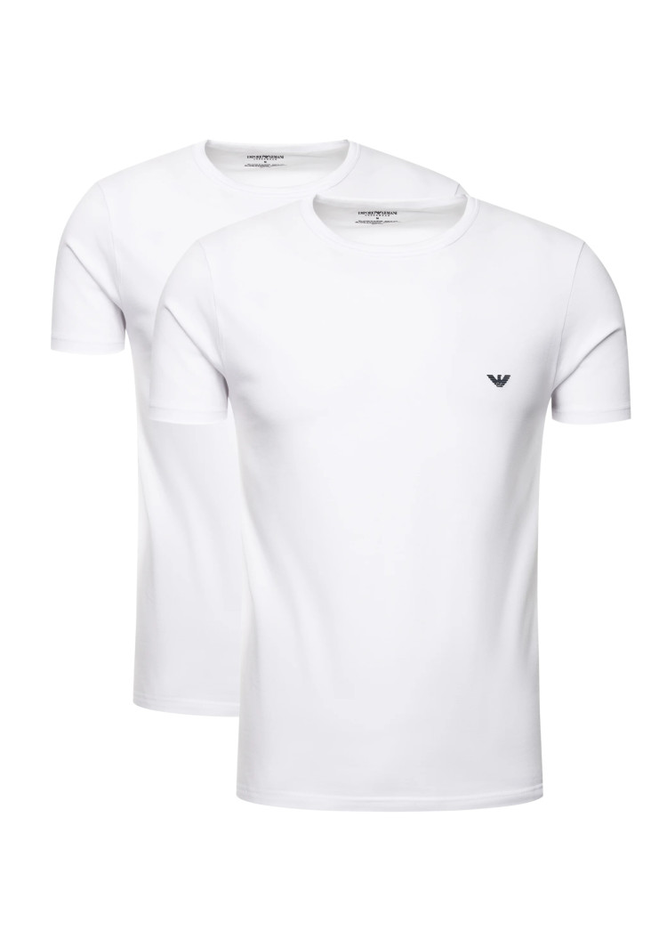 Футболка набір 2 штуки Slim fit для чоловіків (474823), колір Білий - №1
