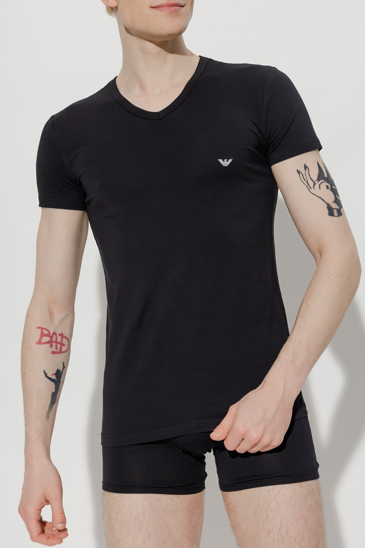 Футболка набор 2 штуки Regular fit для мужчин (474824), цвет Черный - №3